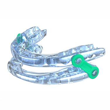 Clear oral appliance